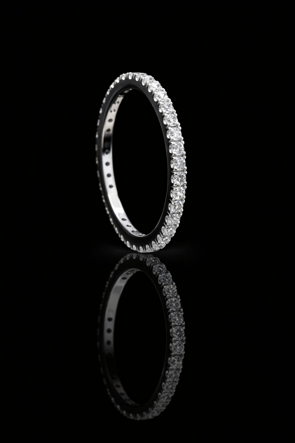 Diamond Eternity Band in 14K White Gold (G/H SI)
