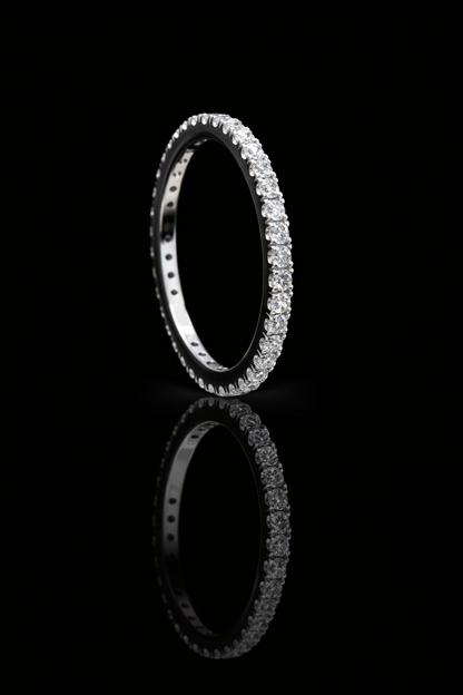 Diamond Eternity Band in 14K White Gold (G/H SI)