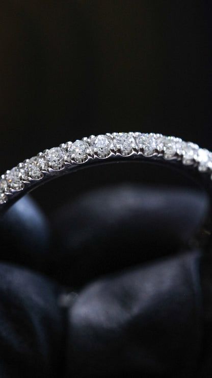 Diamond Eternity Band in 14K White Gold (G/H SI)