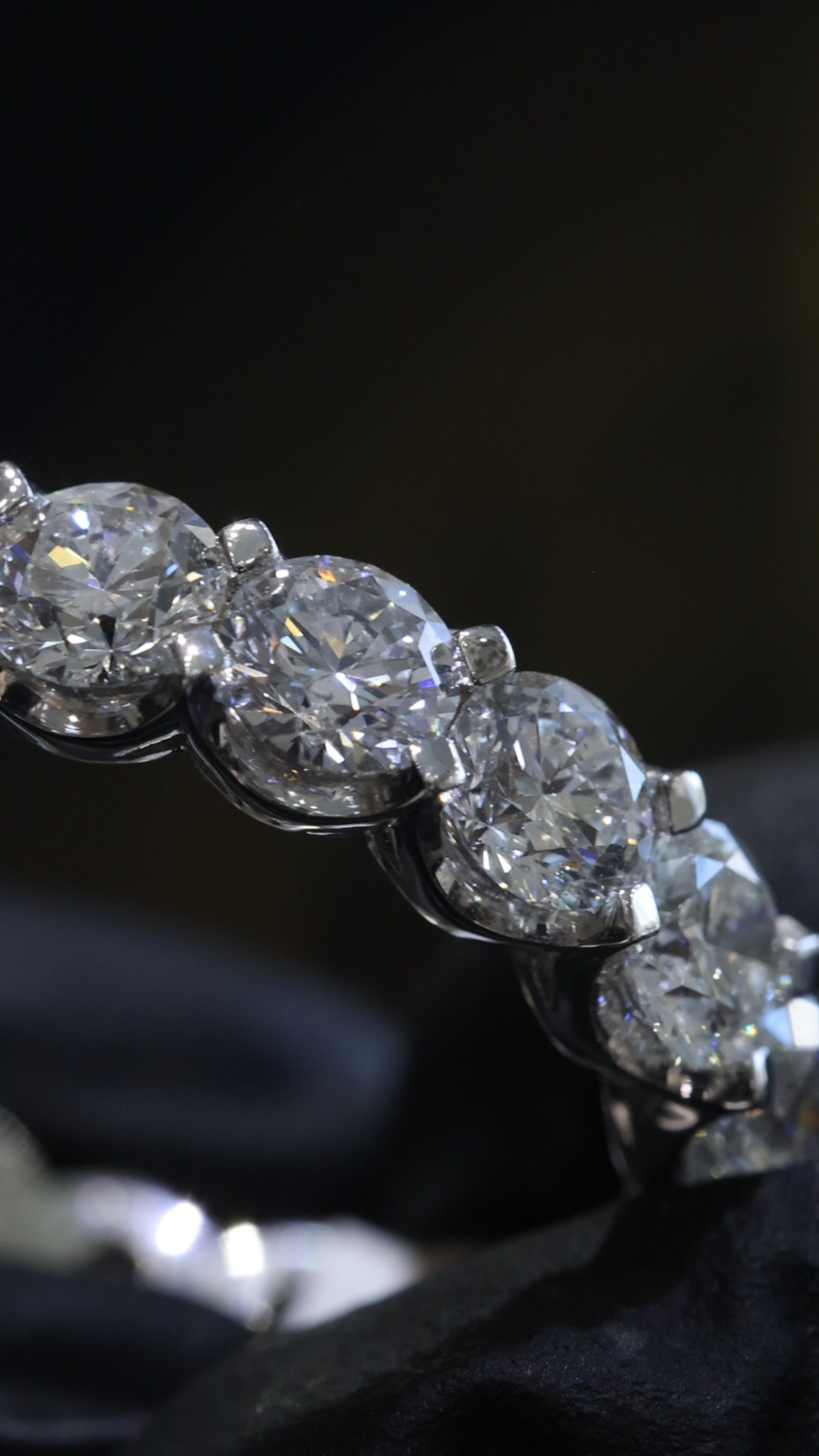 Emerald-Cut Diamond Eternity Band in White Gold | 4.02 CTW
