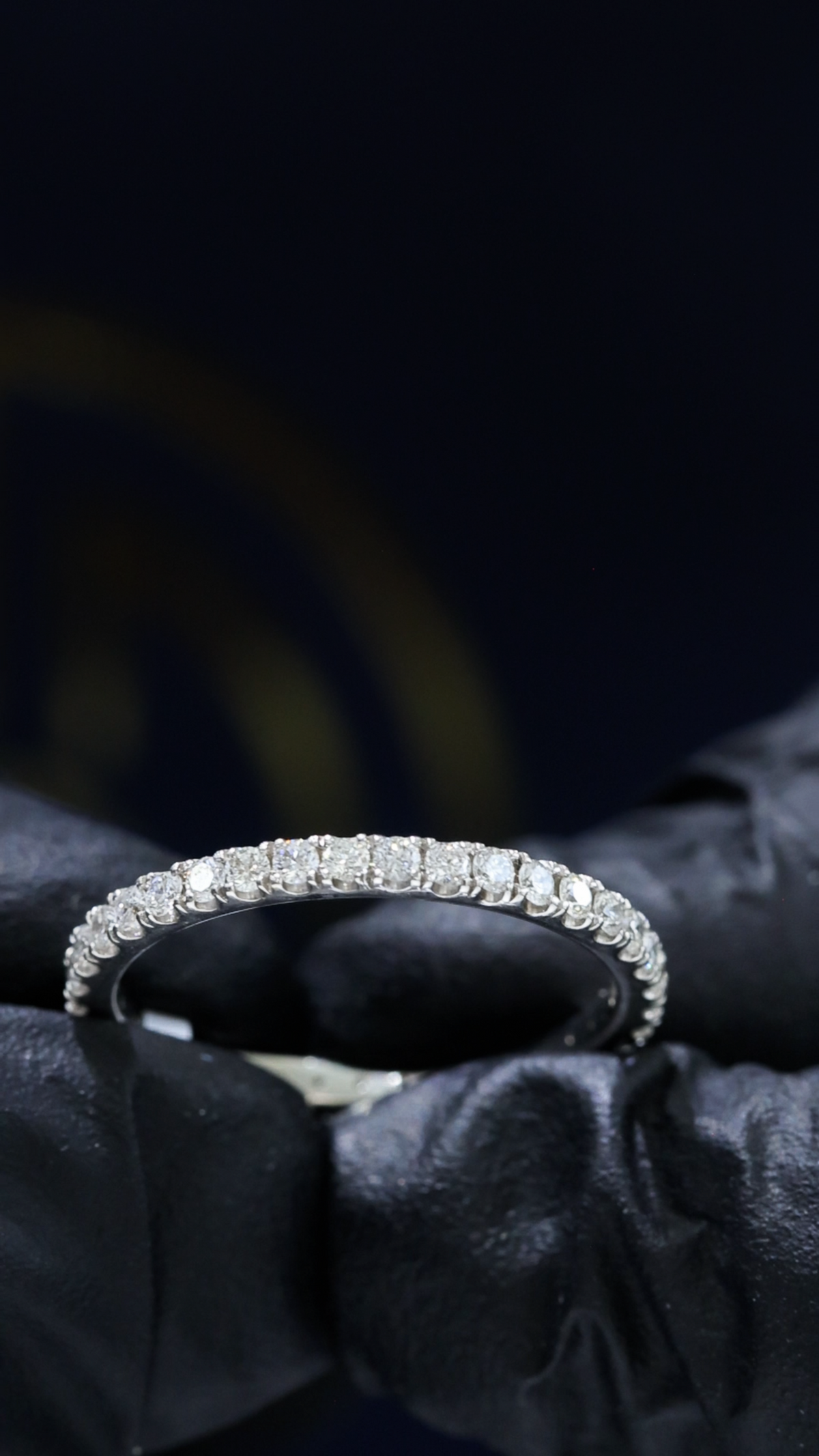 Natural Diamond Eternity Band in 14K White Gold .5ct houston jeweler