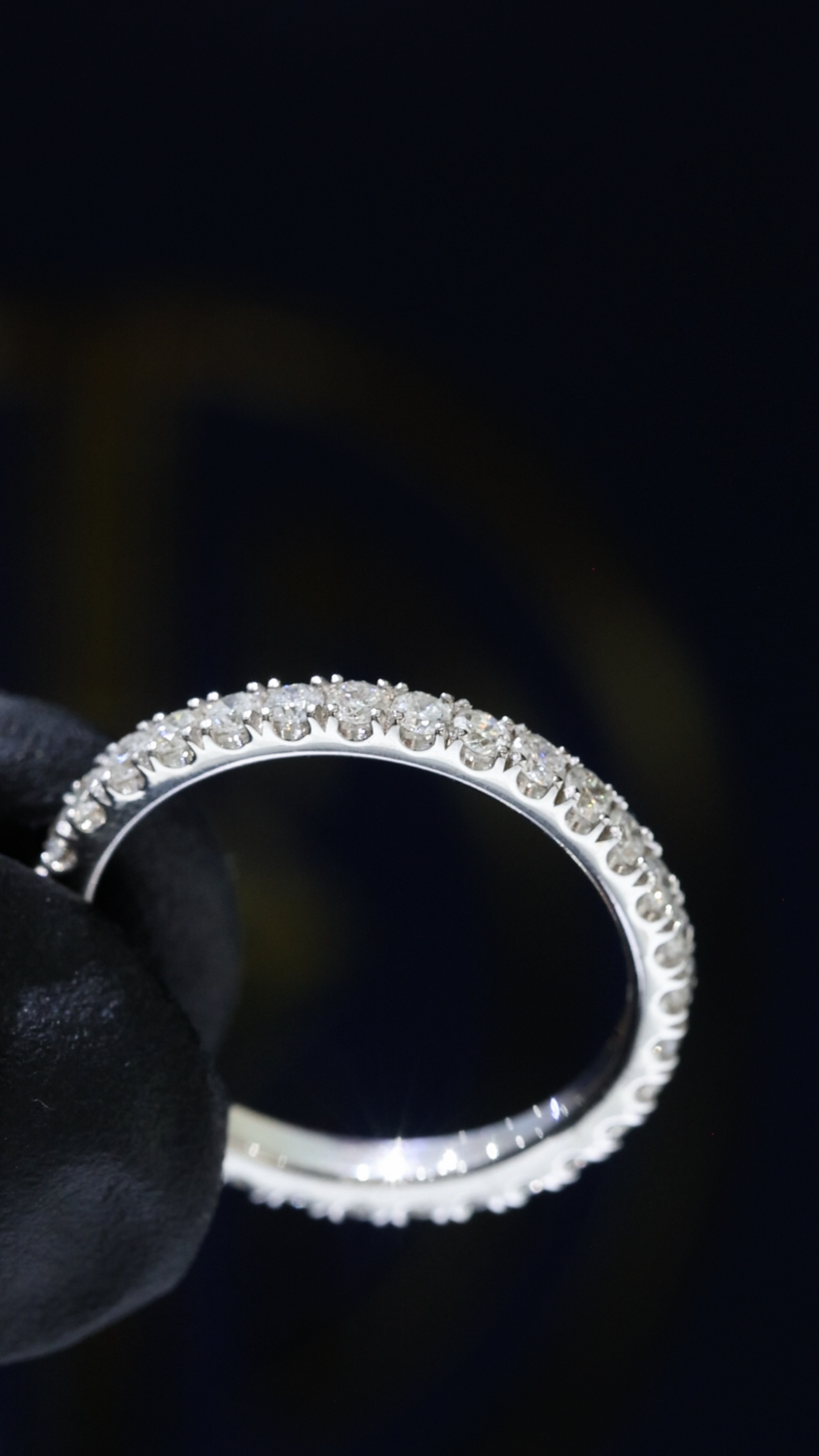 Natural Diamond Eternity Band in 14K White Gold | 1.00 CT houston jeweler