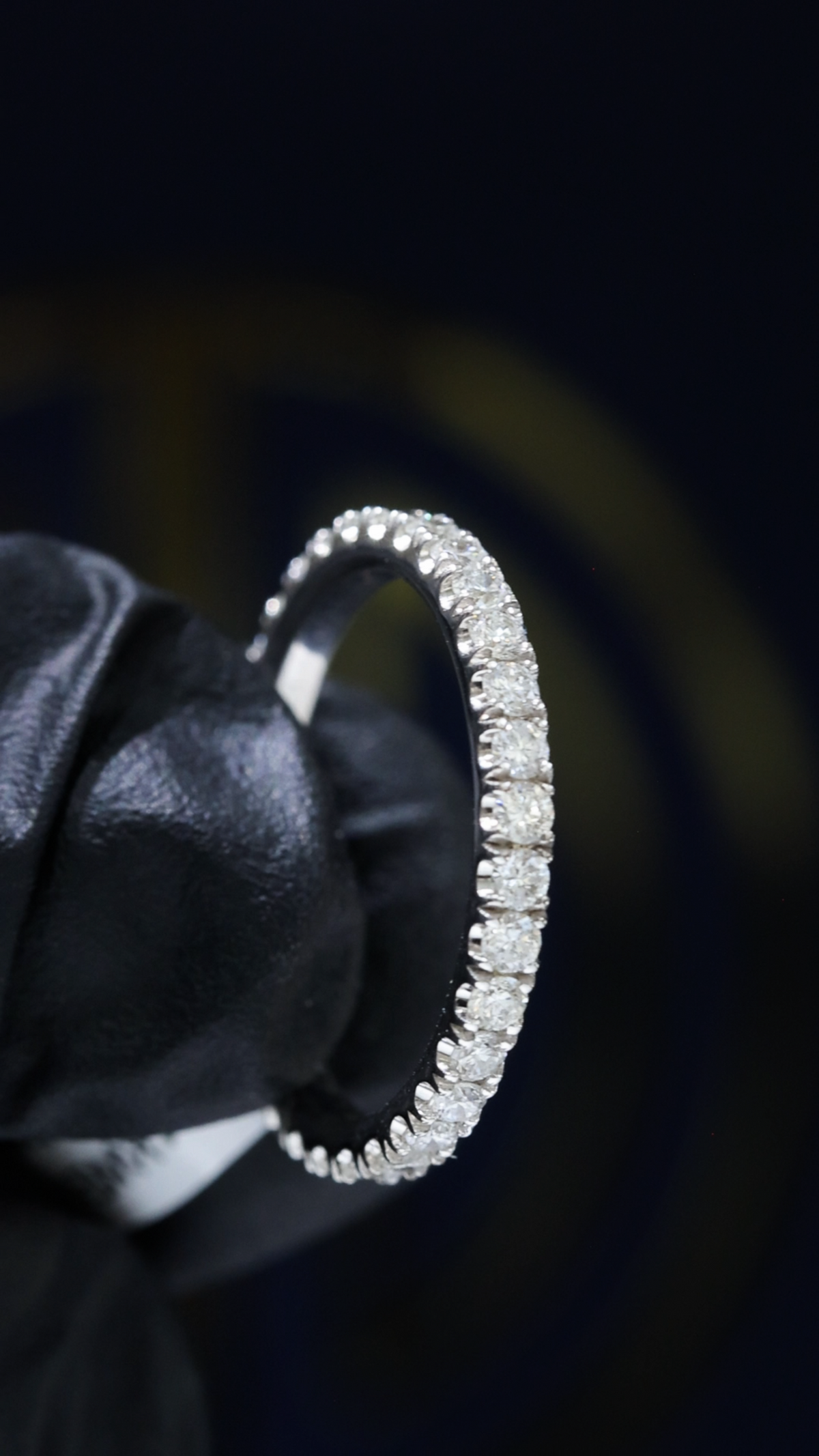 Natural Diamond Eternity Band in 14K White Gold | 1.00 CT houston jeweler
