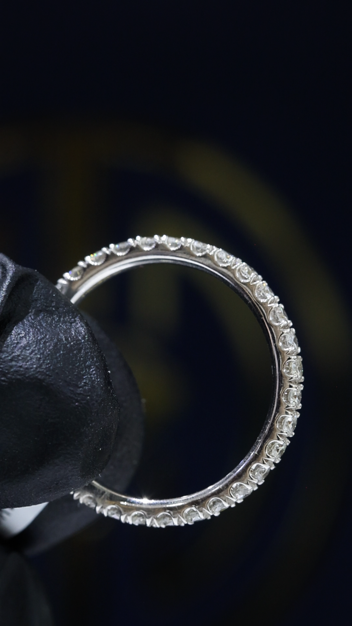 Natural Diamond Eternity Band in 14K White Gold | 1.00 CT houston jeweler