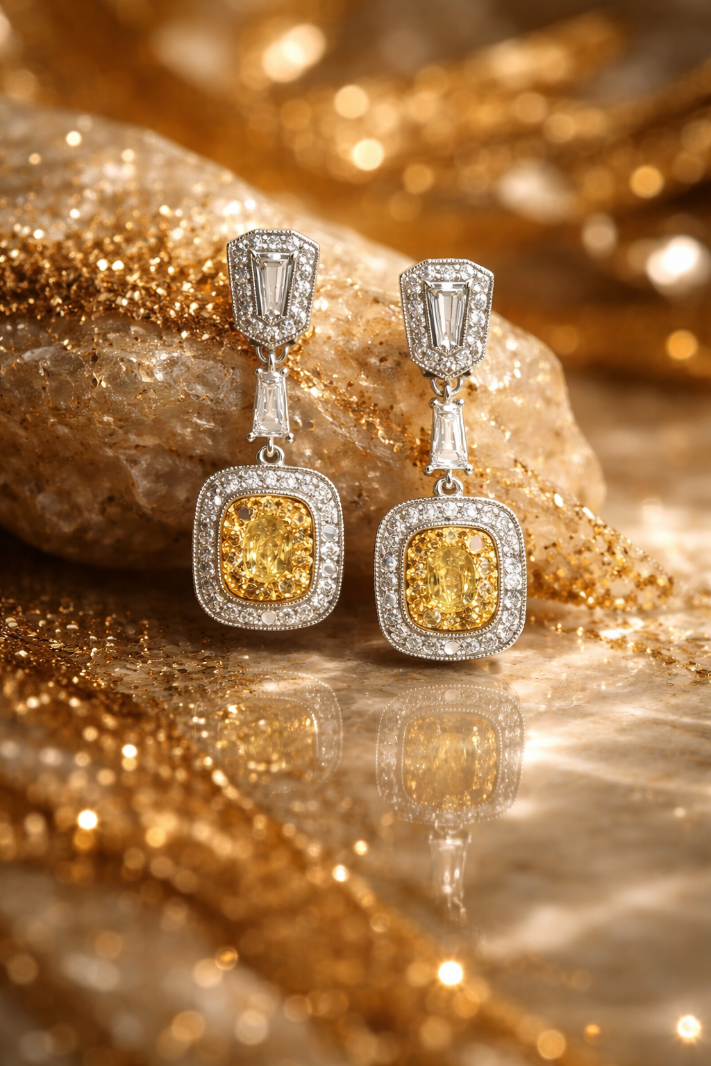 fancy-yellow-diamond-cushion-halo-drop-earrings-14k-white-gold-3-85ct-houston