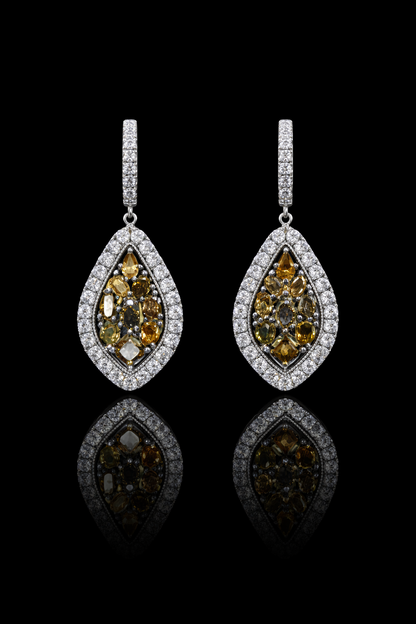 fancy-yellow-diamond-cluster-drop-earrings-14k-white-gold-3ct-houston