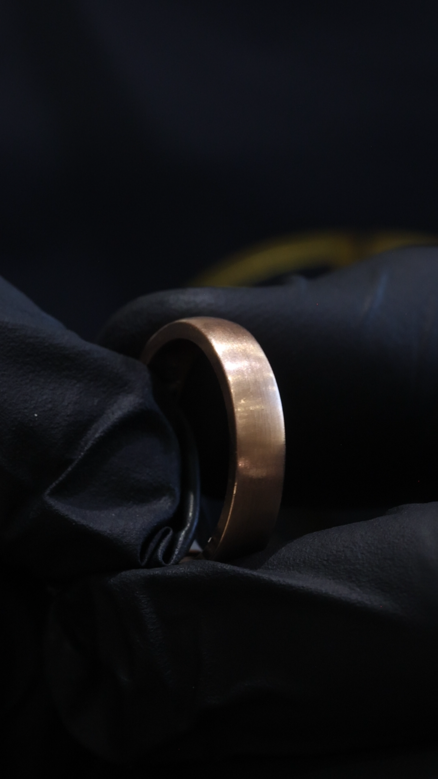 Men’s Classic Brushed Wedding Band in Rose Gold