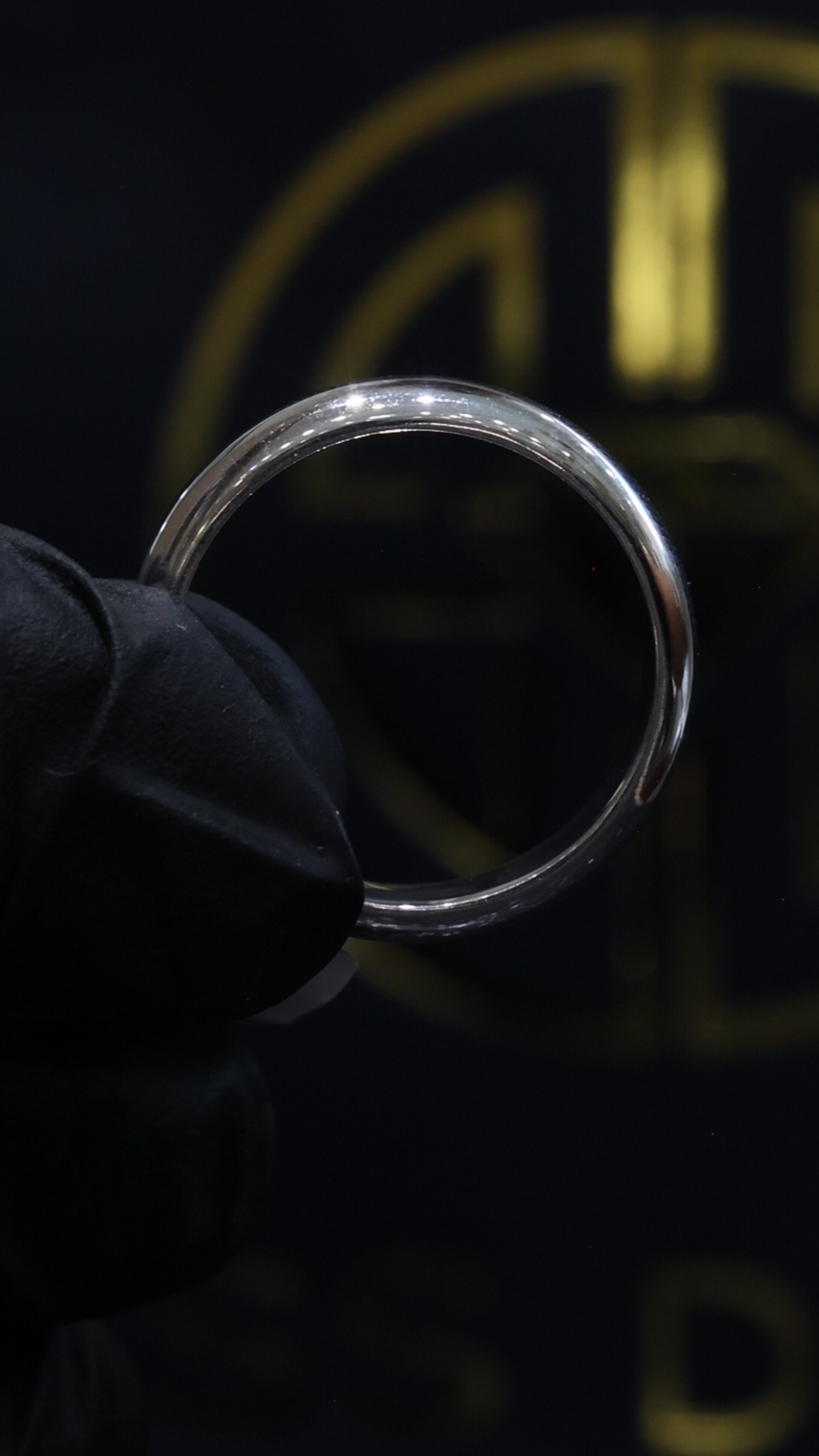 Men’s Classic High Polish Wedding Band in White Gold | 5mm