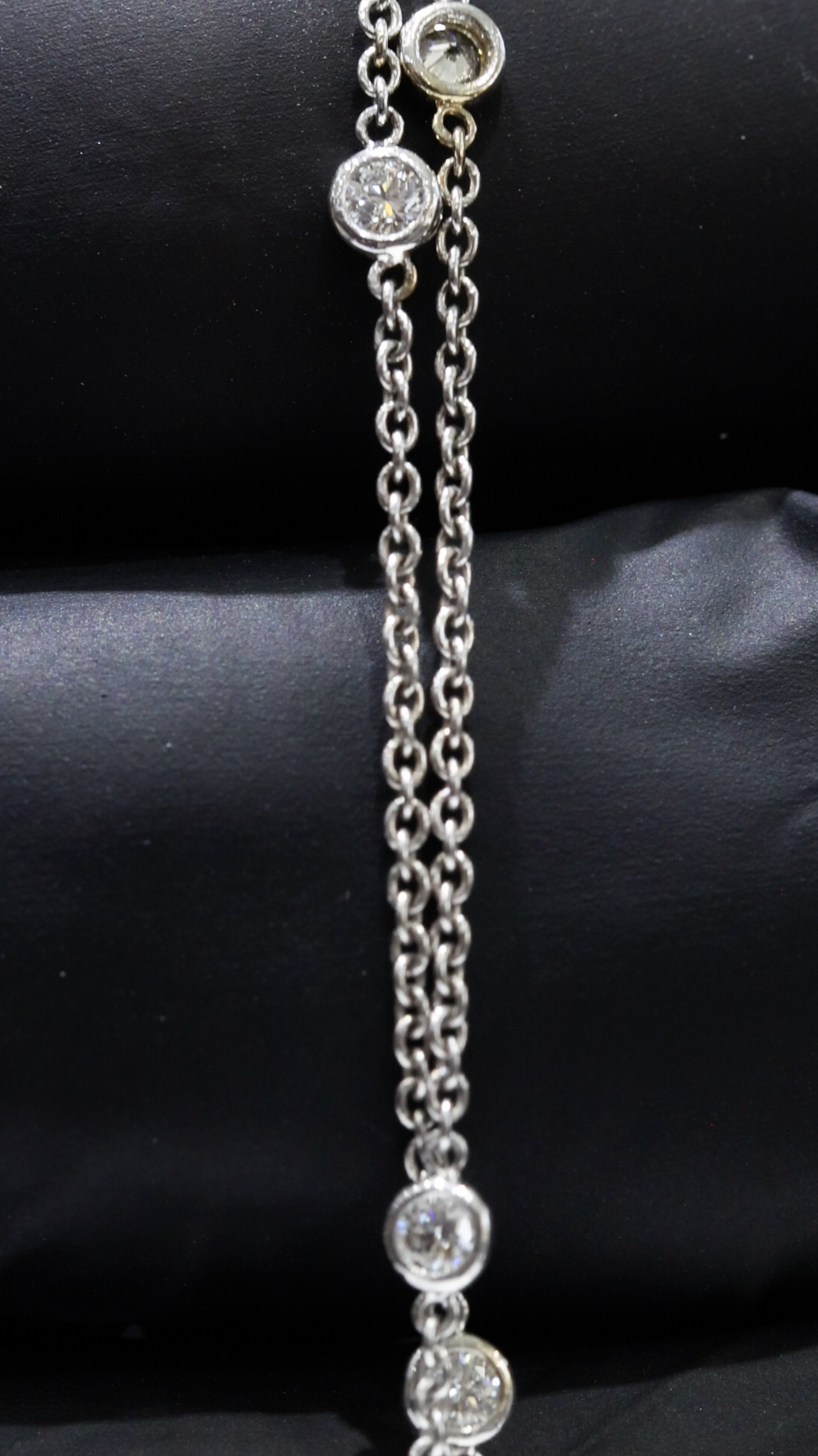 Natural Diamond Emerald Halo Pendant Necklace in White Gold | Bezel & Pavé Frame