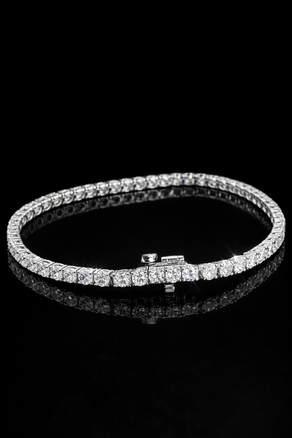 Lab Diamond Tennis Bracelet 3-17 ctw – 14K White Gold EF/VS