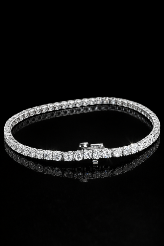 Lab Diamond Tennis Bracelet 3-17 ctw – 14K White Gold EF/VS