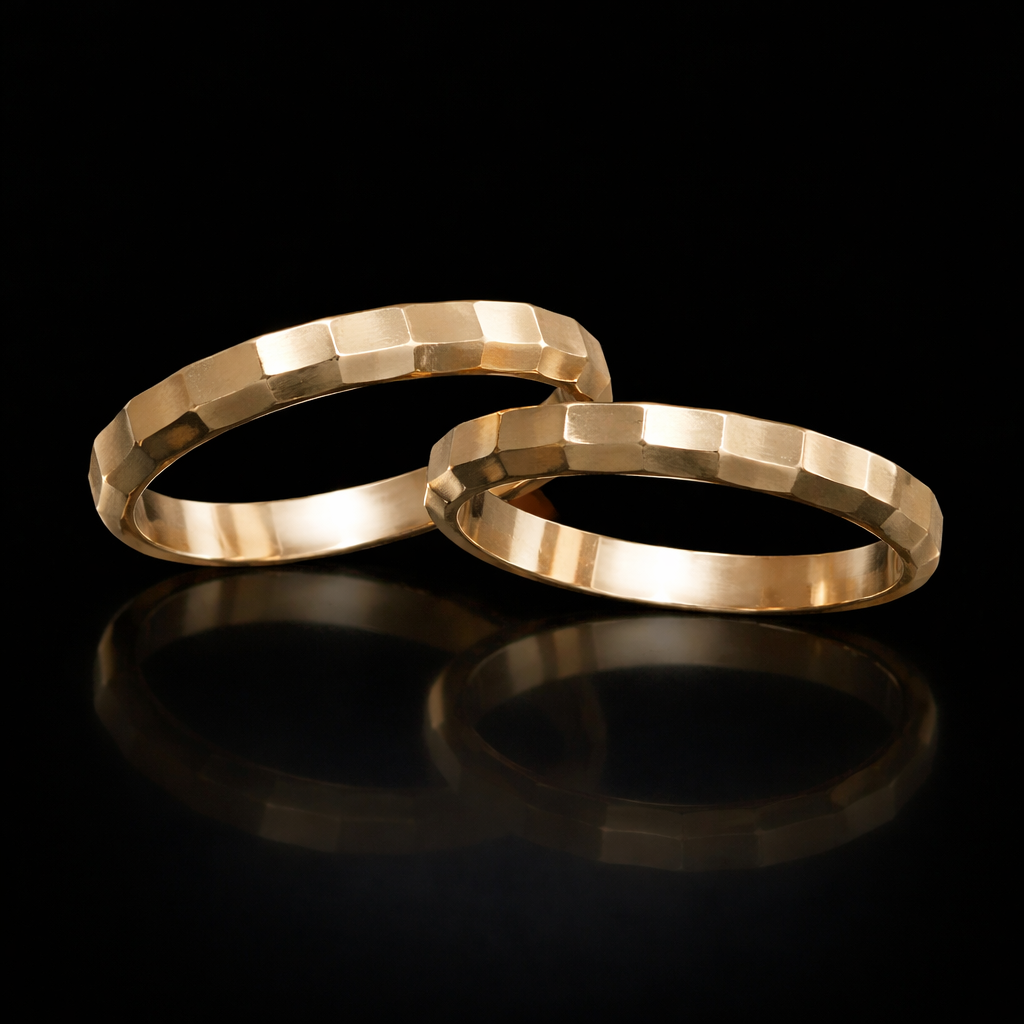Matching wedding band with engagement ring
