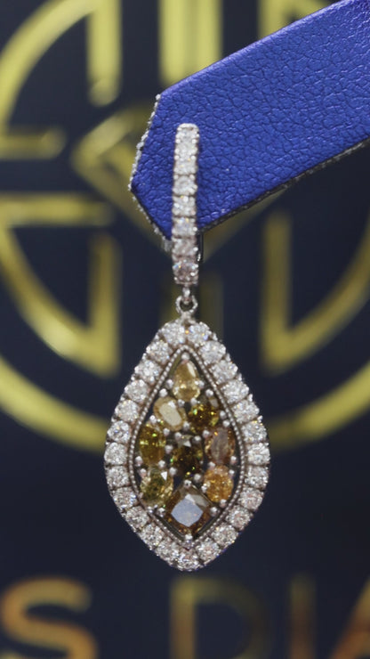 fancy-yellow-diamond-cluster-drop-earrings-14k-white-gold-3ct-houston