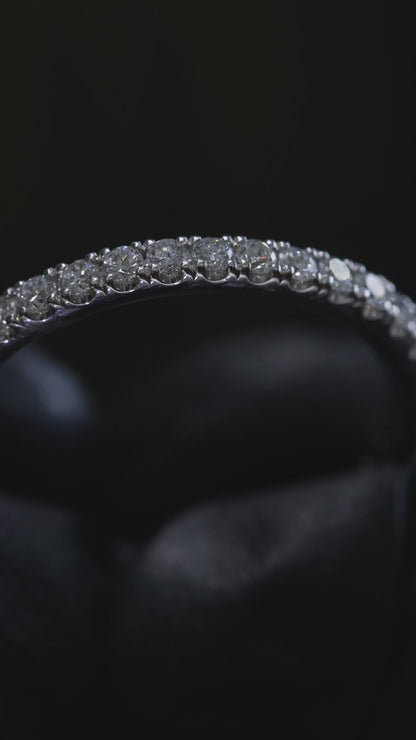 Diamond Eternity Band in 14K White Gold (G/H SI)
