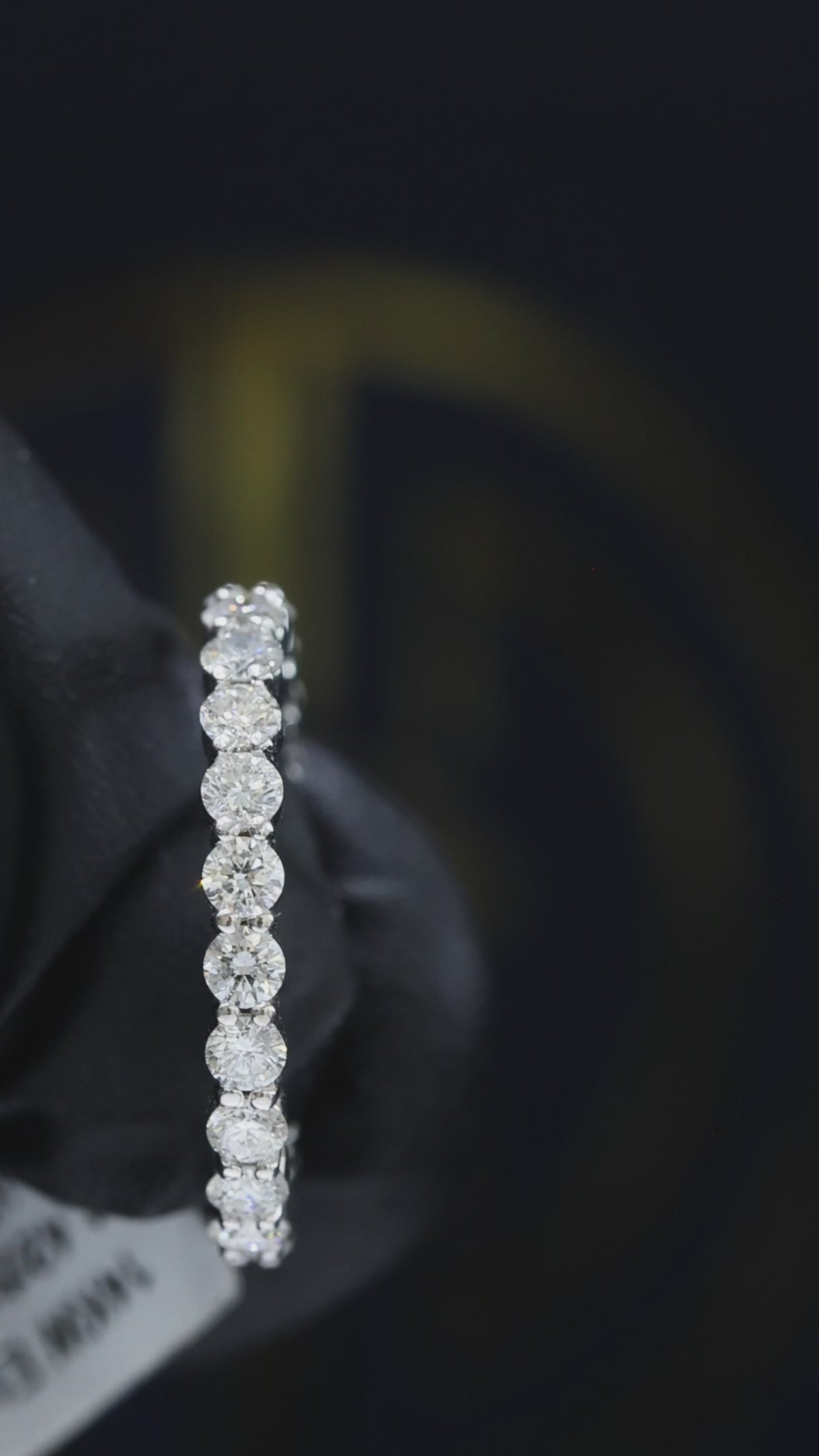 Natural Diamond Eternity Band in 14K White Gold | 1.42ct houston jeweler