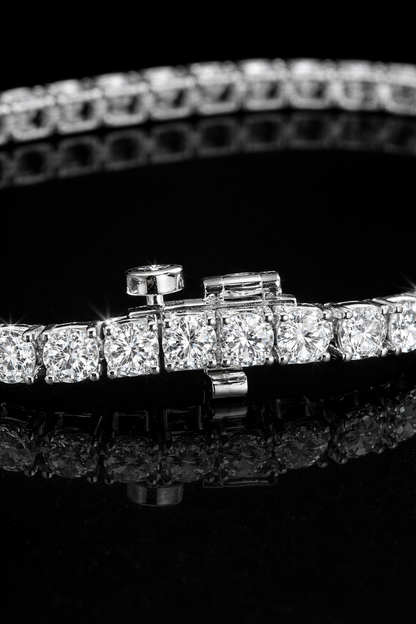 Lab Diamond Tennis Bracelet 3-17 ctw – 14K White Gold EF/VS