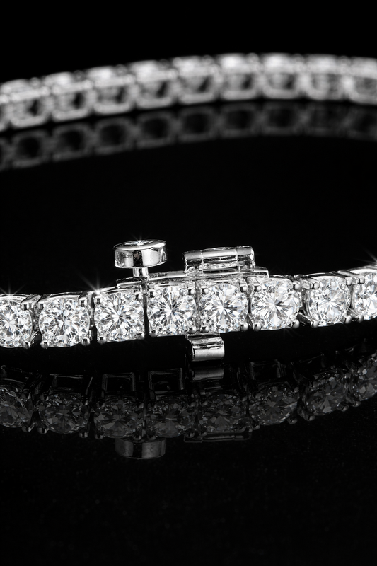 Lab Diamond Tennis Bracelet 3-17 ctw – 14K White Gold EF/VS